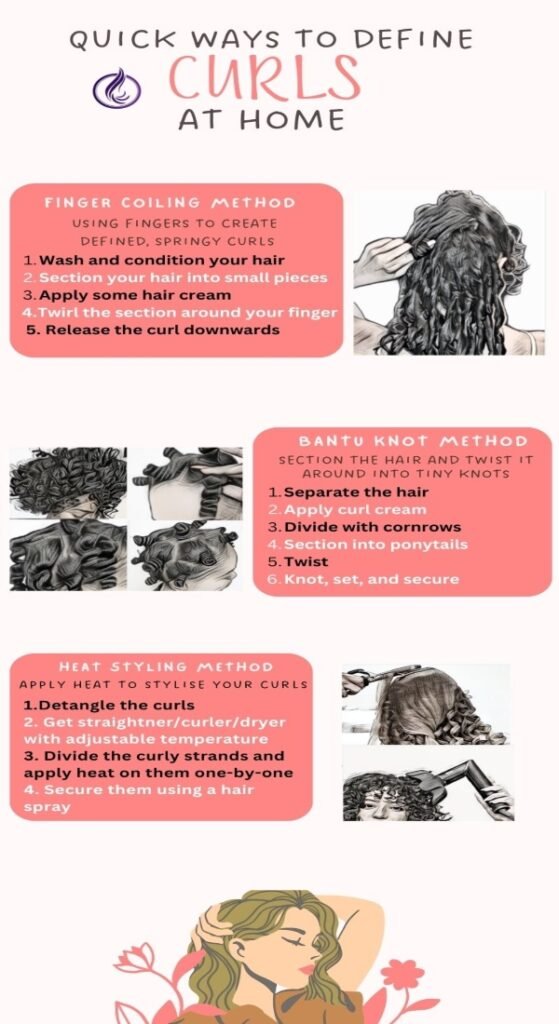 ways to define your curls at home