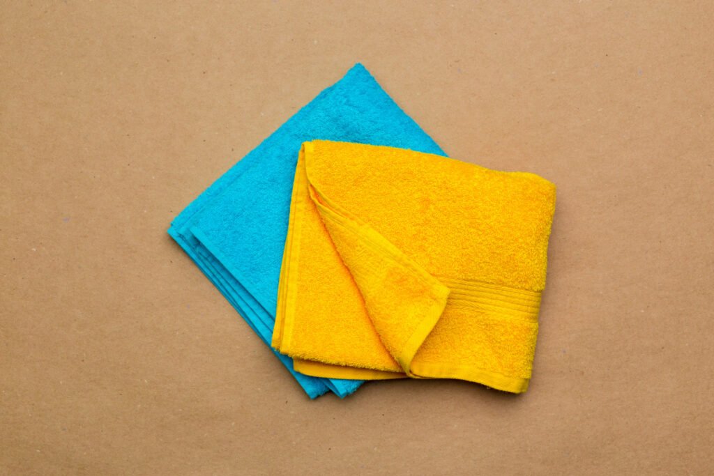 Microfiber towel for curly hair care