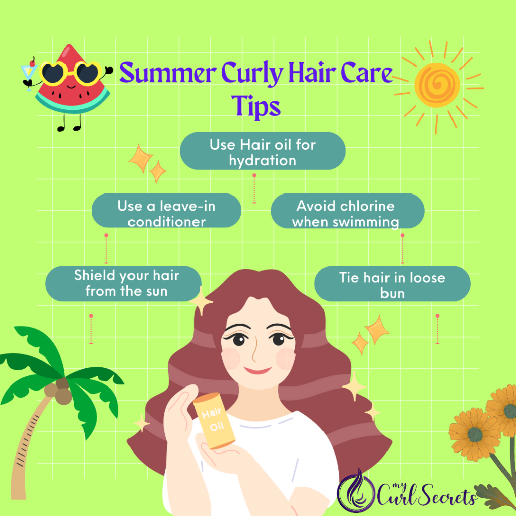 how to care for curls in summer
