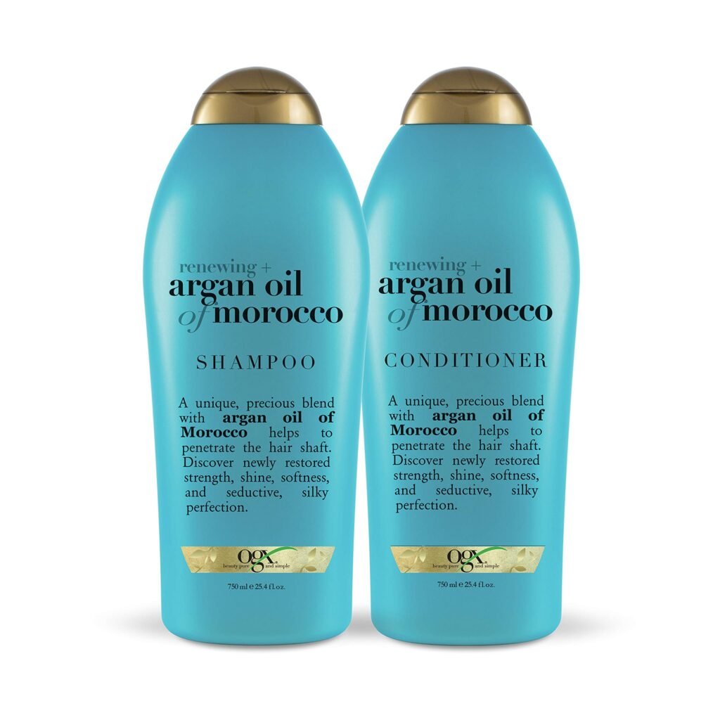 OGX Renewing Argan Oil of Morocco Shampoo and Conditioner-