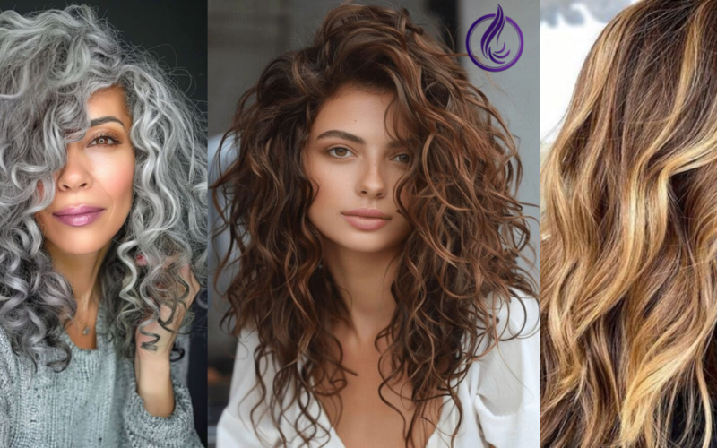 Summer curly hair color