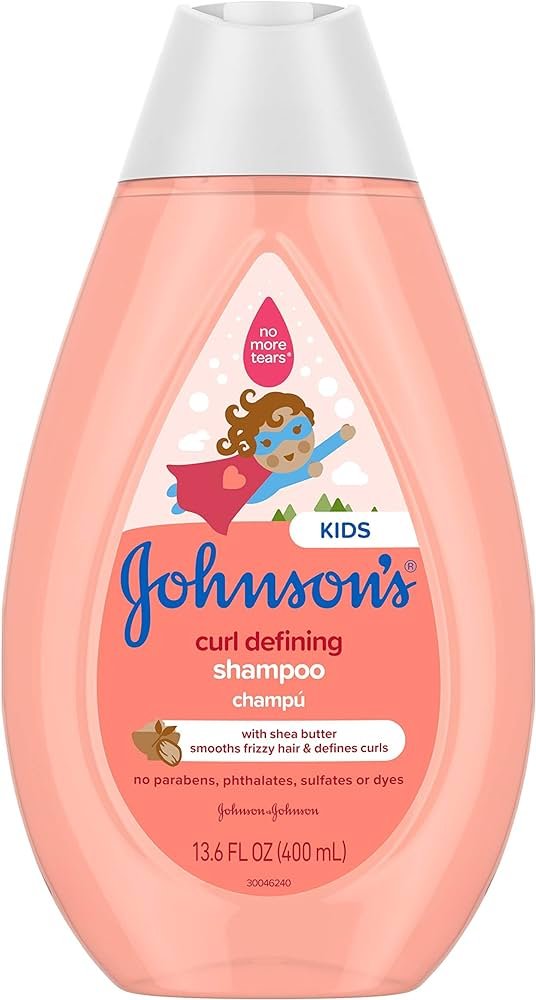 Johnson's Baby Curl-Defining, Frizz Control, Tear-Free Kids' Shampoo